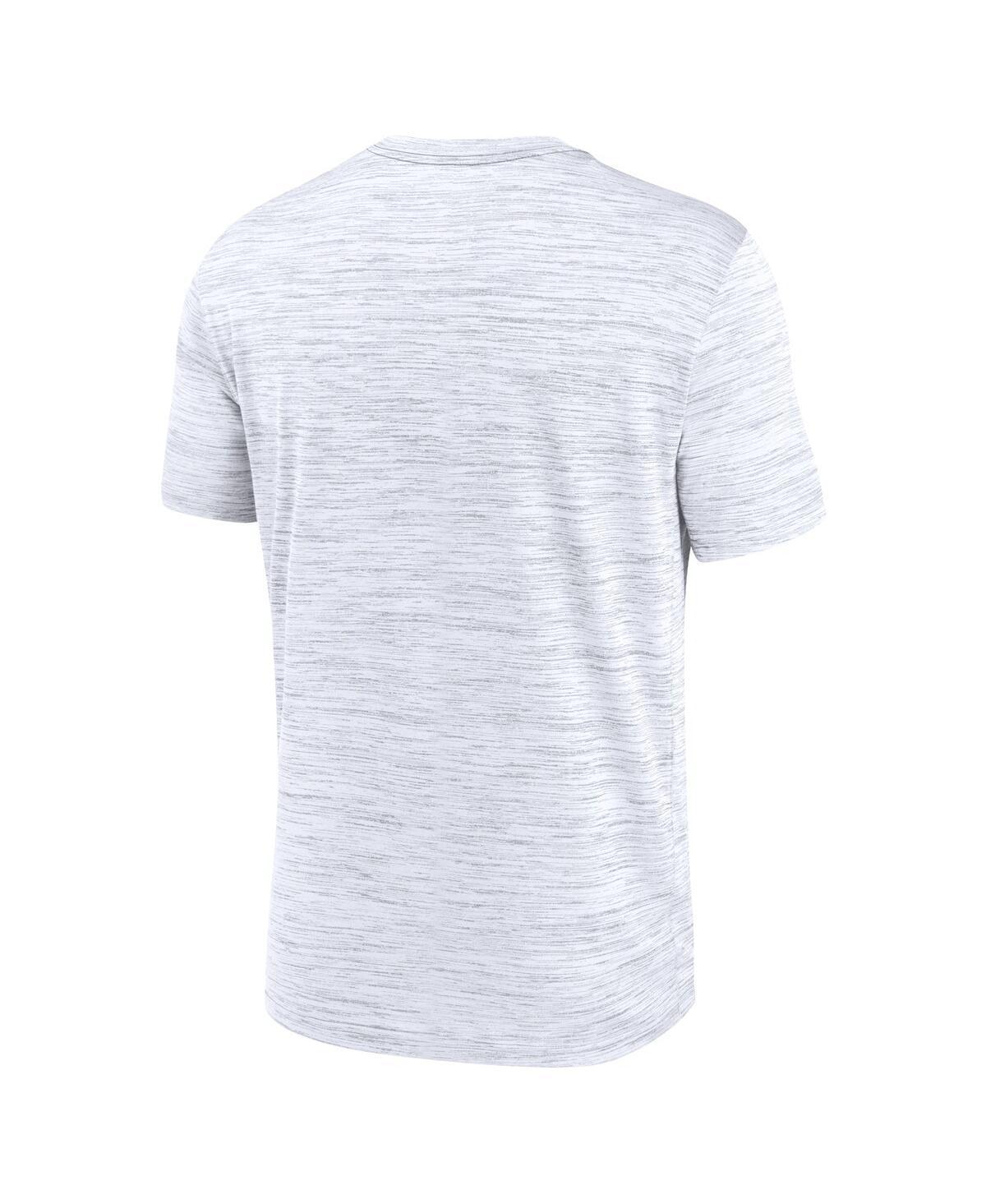 NIKE Men's White Alabama Crimson Tide 2024 Sideline Velocity Performance T-shirt Product Image