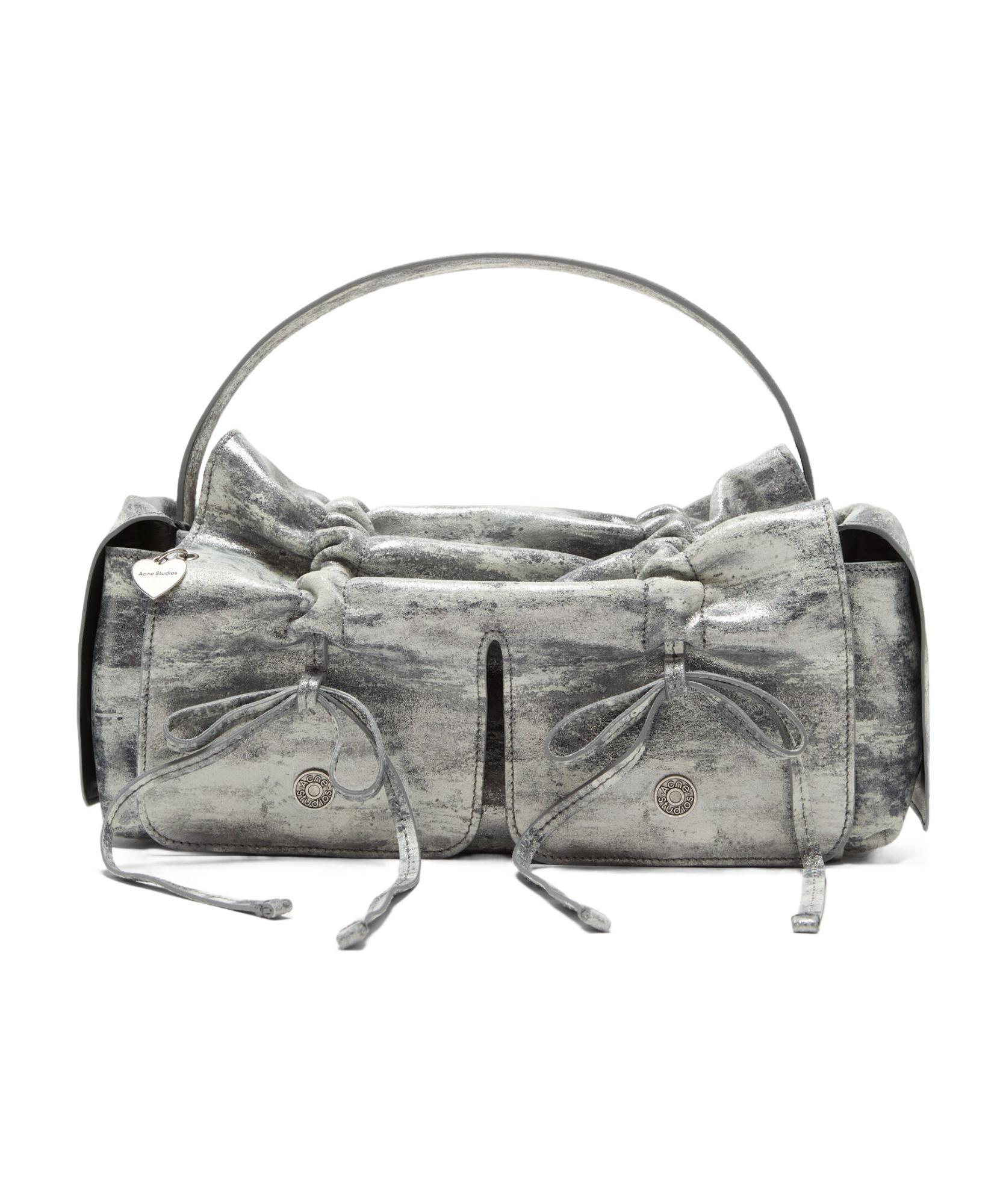 ACNE STUDIOS Multipocket Shoulder Bag In 902 Grey Product Image