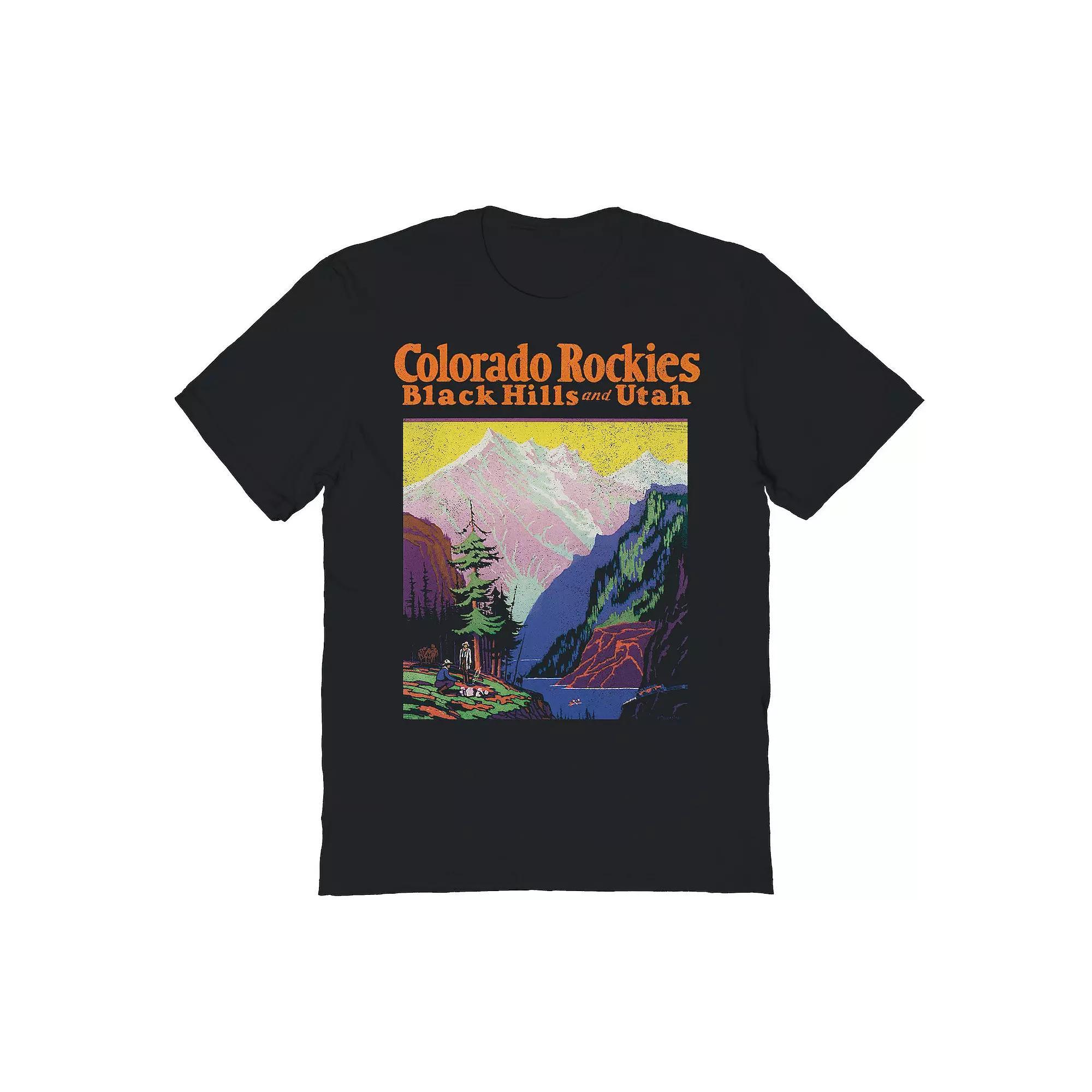 Men's Colorado Rockies Dark Graphic Tee,  Product Image