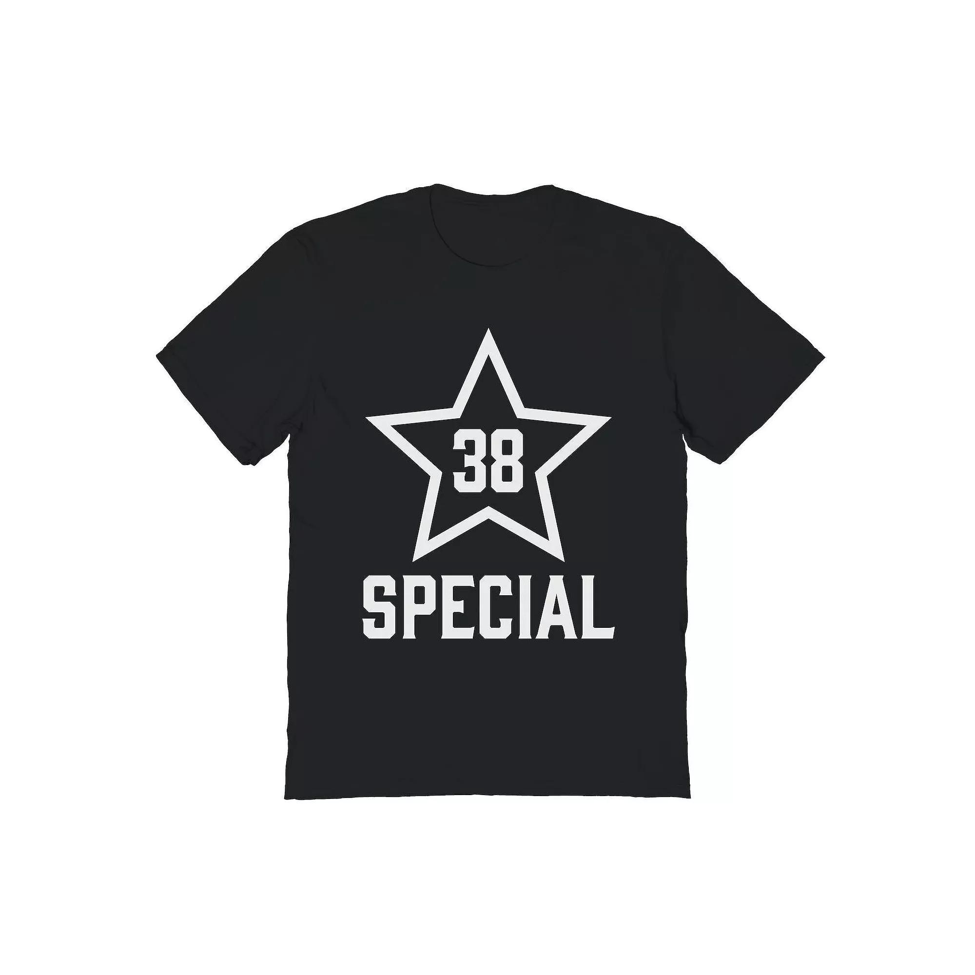 Men's 38 Special Star 42 Graphic Tee, Size: Large, Black Product Image