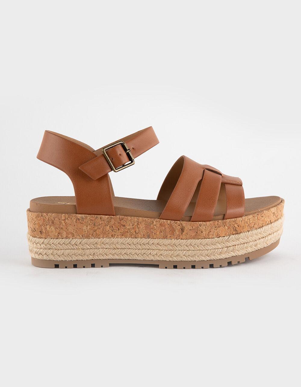 SODA Tabata Womens Platform Sandals Product Image