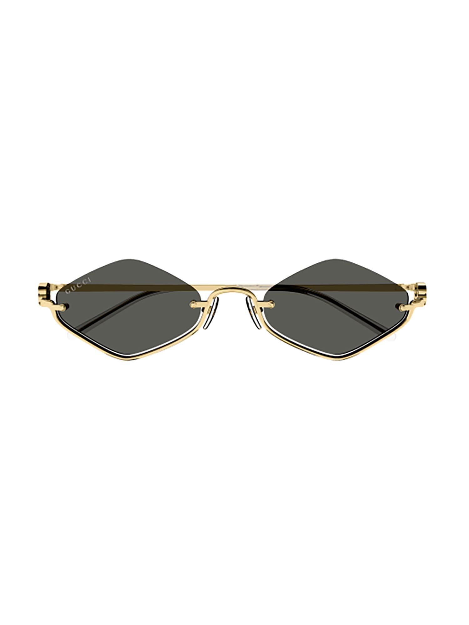 Gg1604s Sunglasses In Gold Gold Grey Product Image