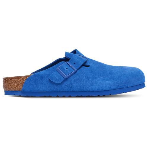 Birkenstock Mens Boston Suede U - Shoes Blue/Blue Product Image