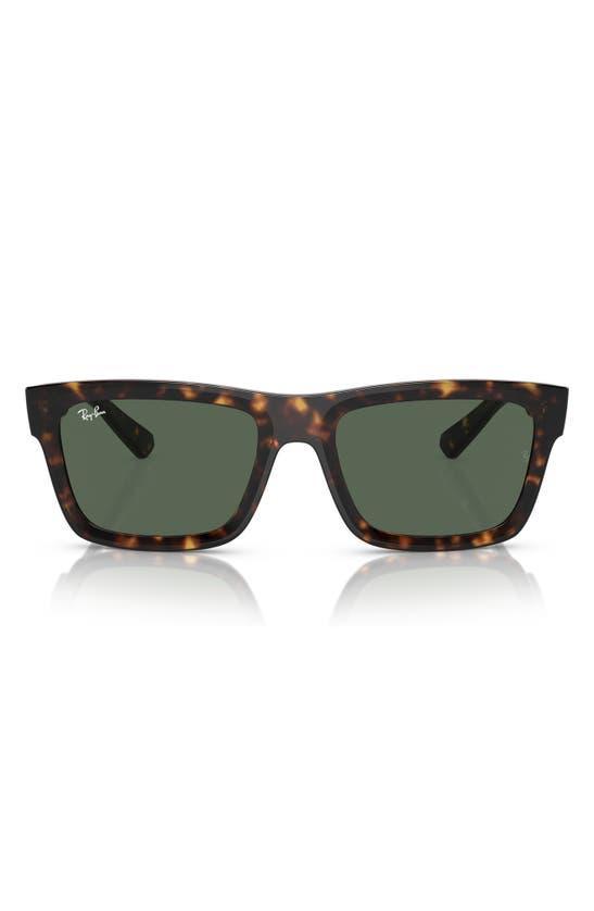 RAY BAN Warren 54mm Rectangular Sunglasses In Havana Product Image