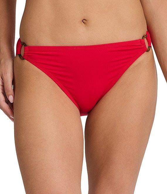 Tommy Bahama Pearl Novelty Solid Tortoise Shell Ring Hipster Swim Bottom Product Image