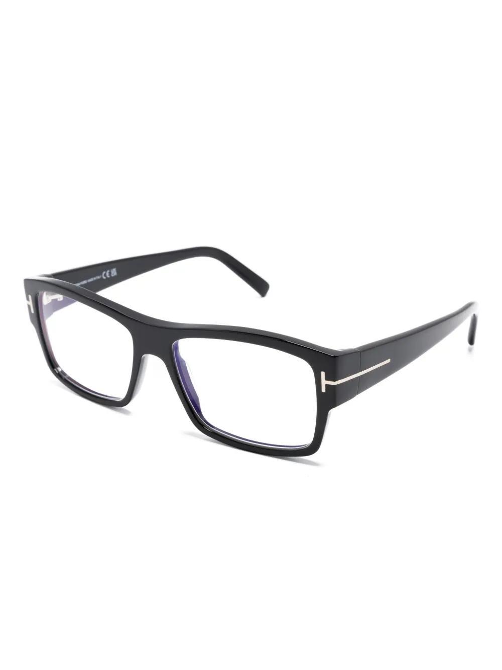 TOM FORD Square-frame Glasses In Brown Product Image