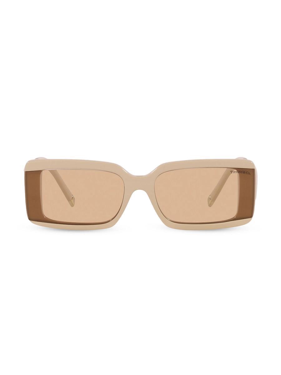 Womens 62MM Rectangular Sunglasses Product Image