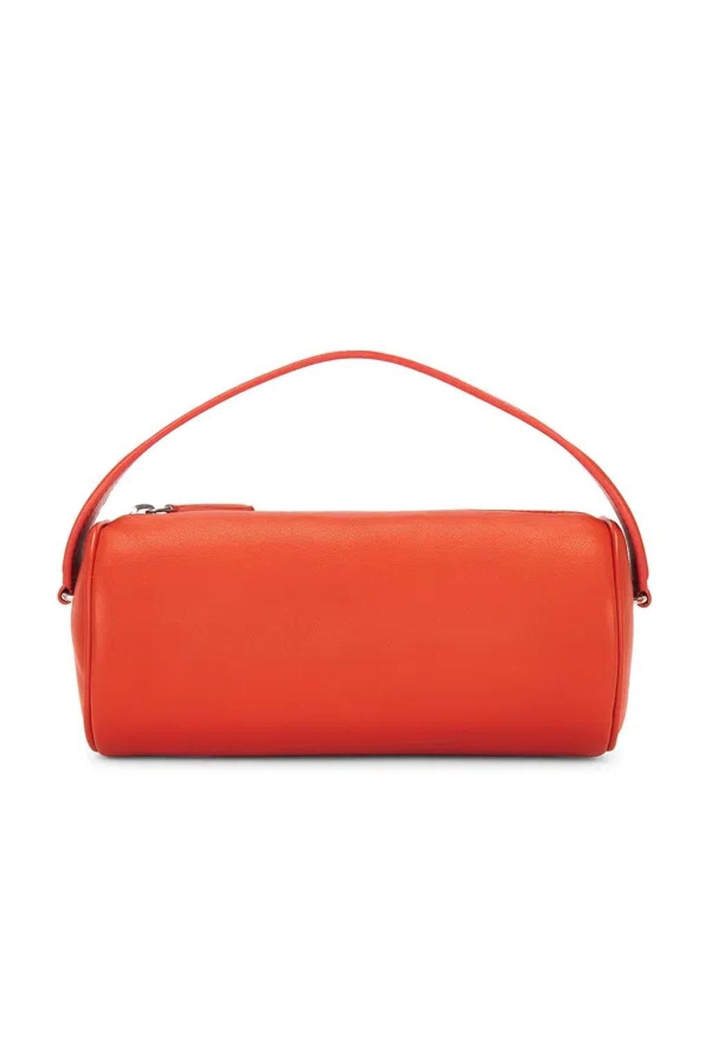 THE ROW 90's Nappa Leather Shoulder Bag In Red Product Image