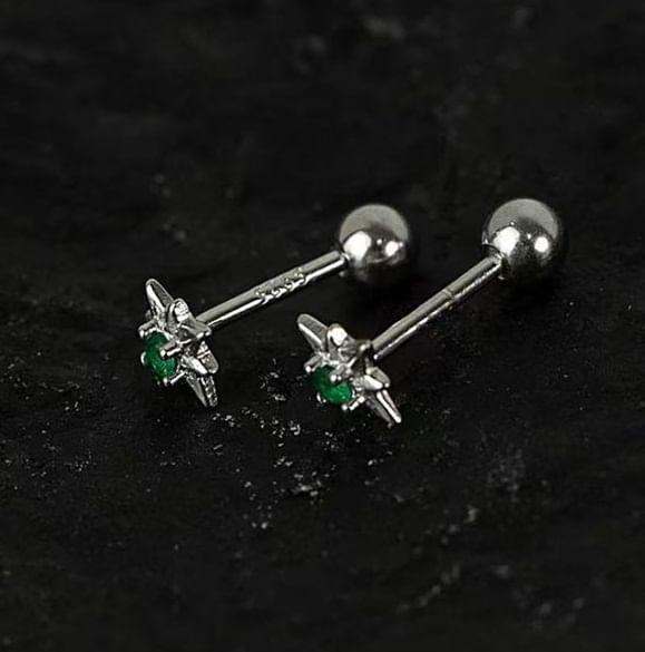 Star Rhinestone Alloy Stud Earring Product Image