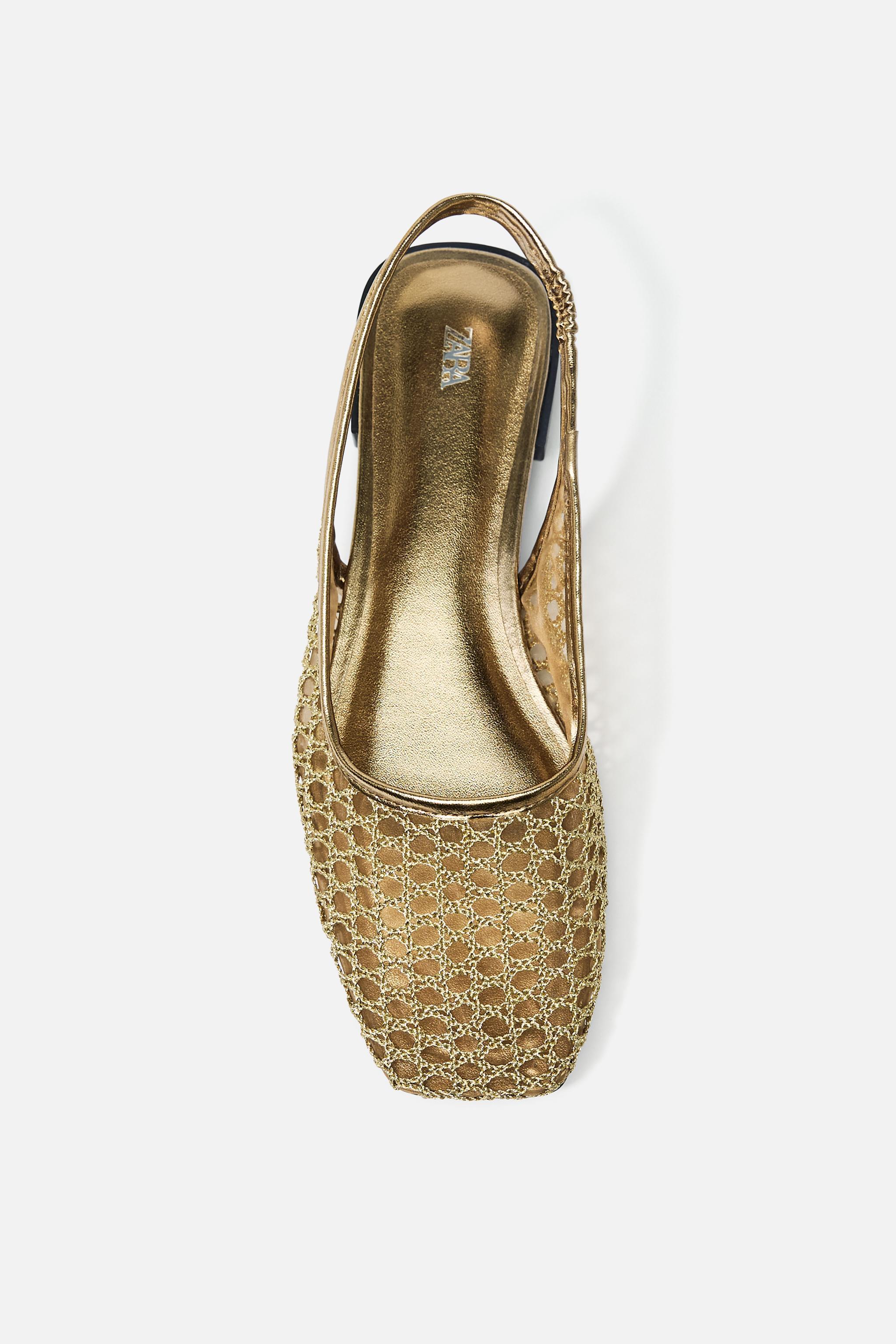 WOVEN SLINGBACK FLATS Product Image