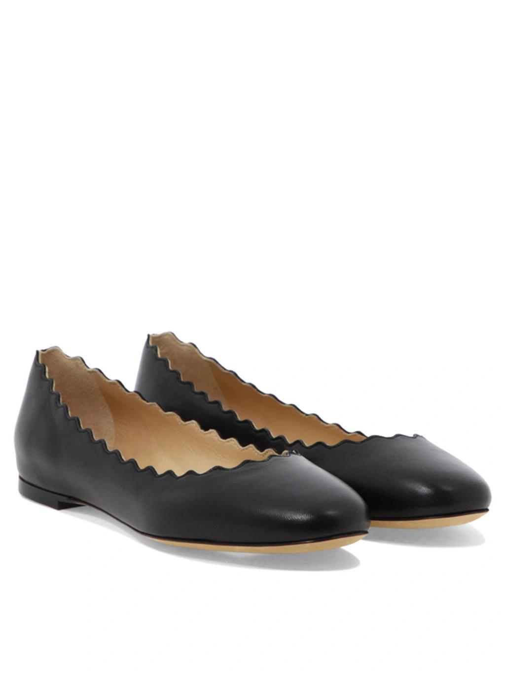 Lauren Scalloped Details Low In Black Product Image