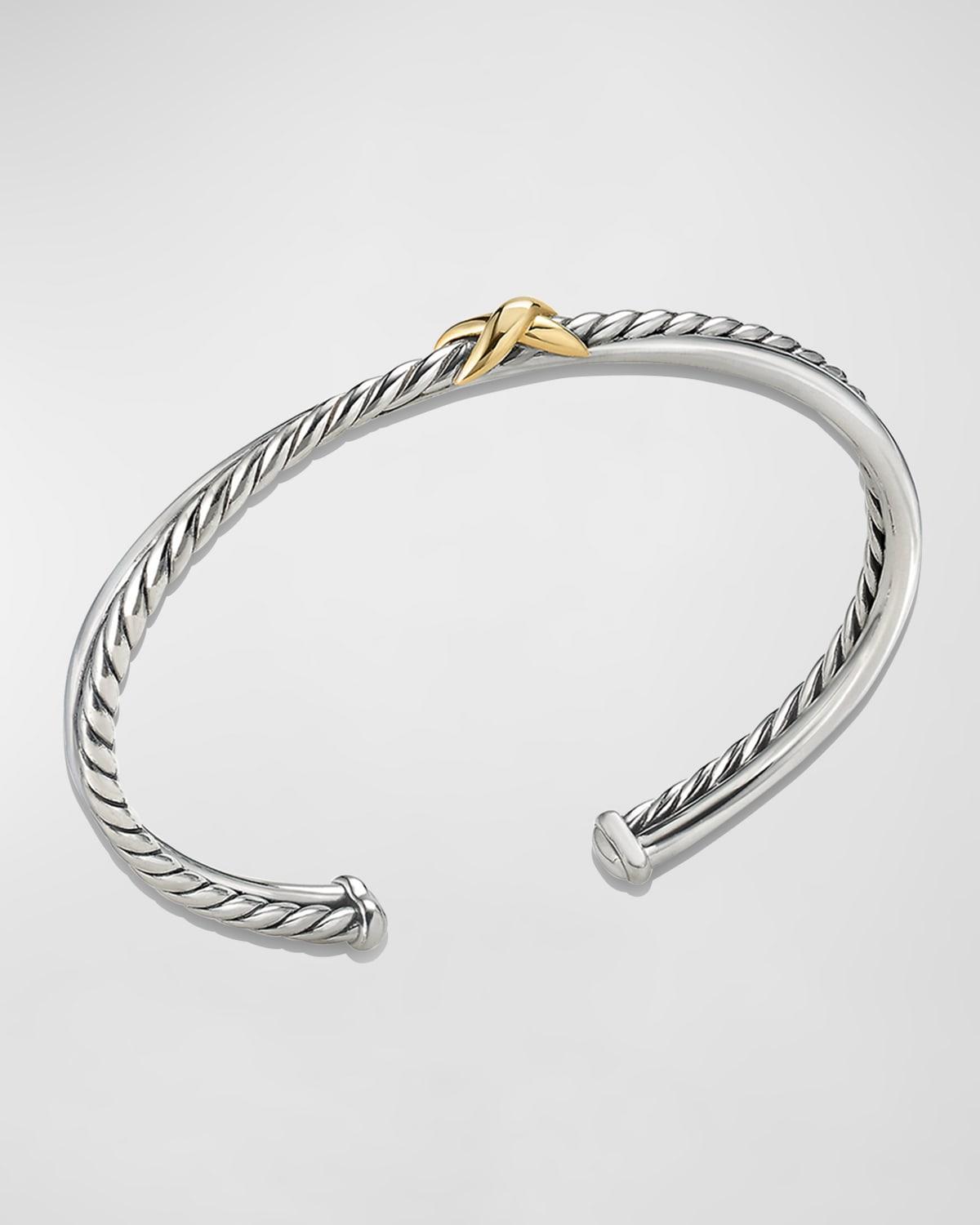 Petite X Center Station Bracelet with 18K Yellow Gold Product Image