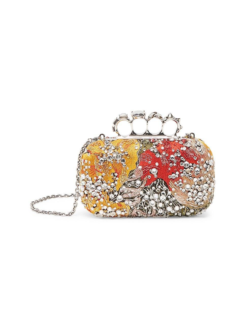 Embellished Jewel Spike Clutch Bag Product Image