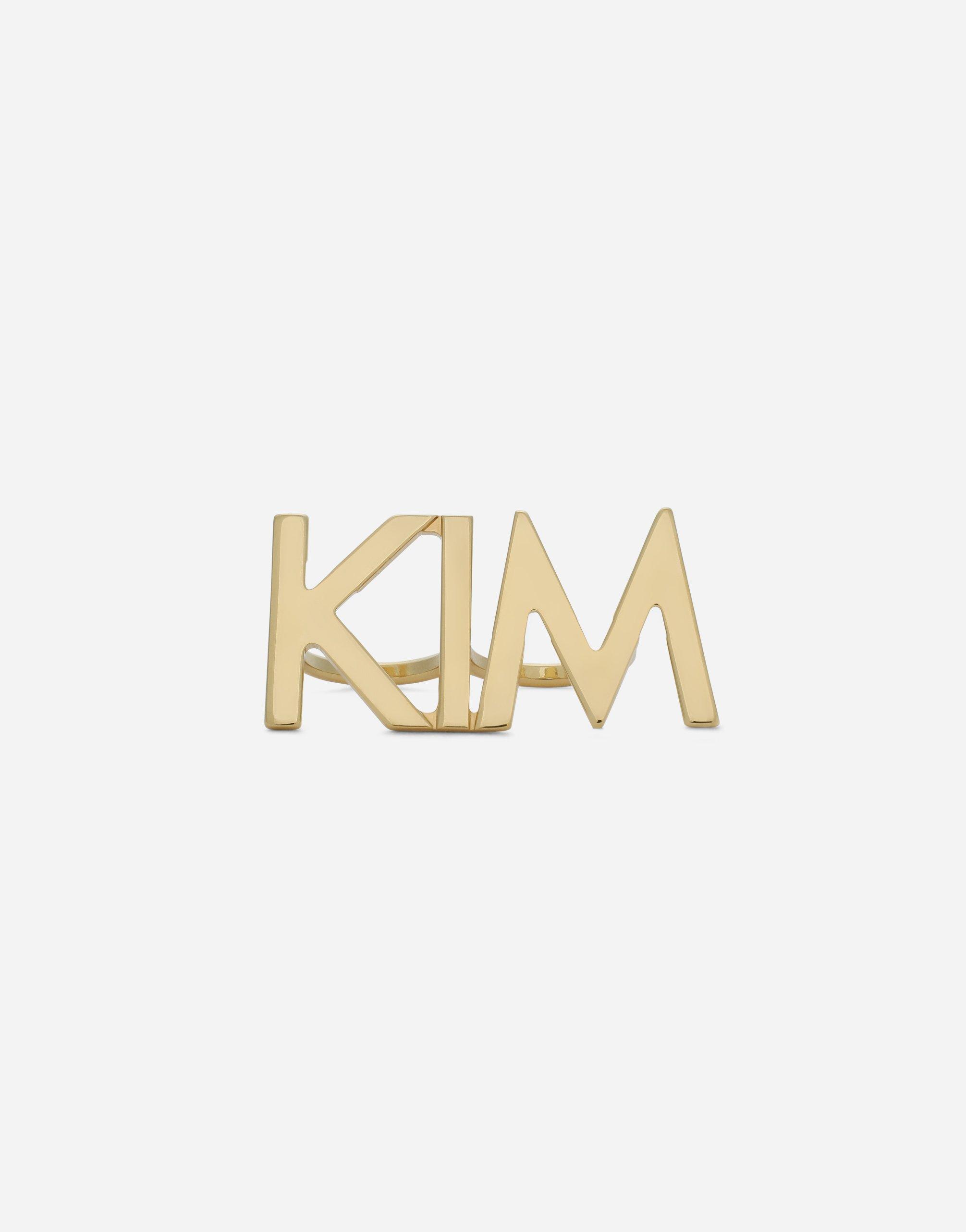 DOLCE & GABBANA Double “kim” Ring In Gold Product Image