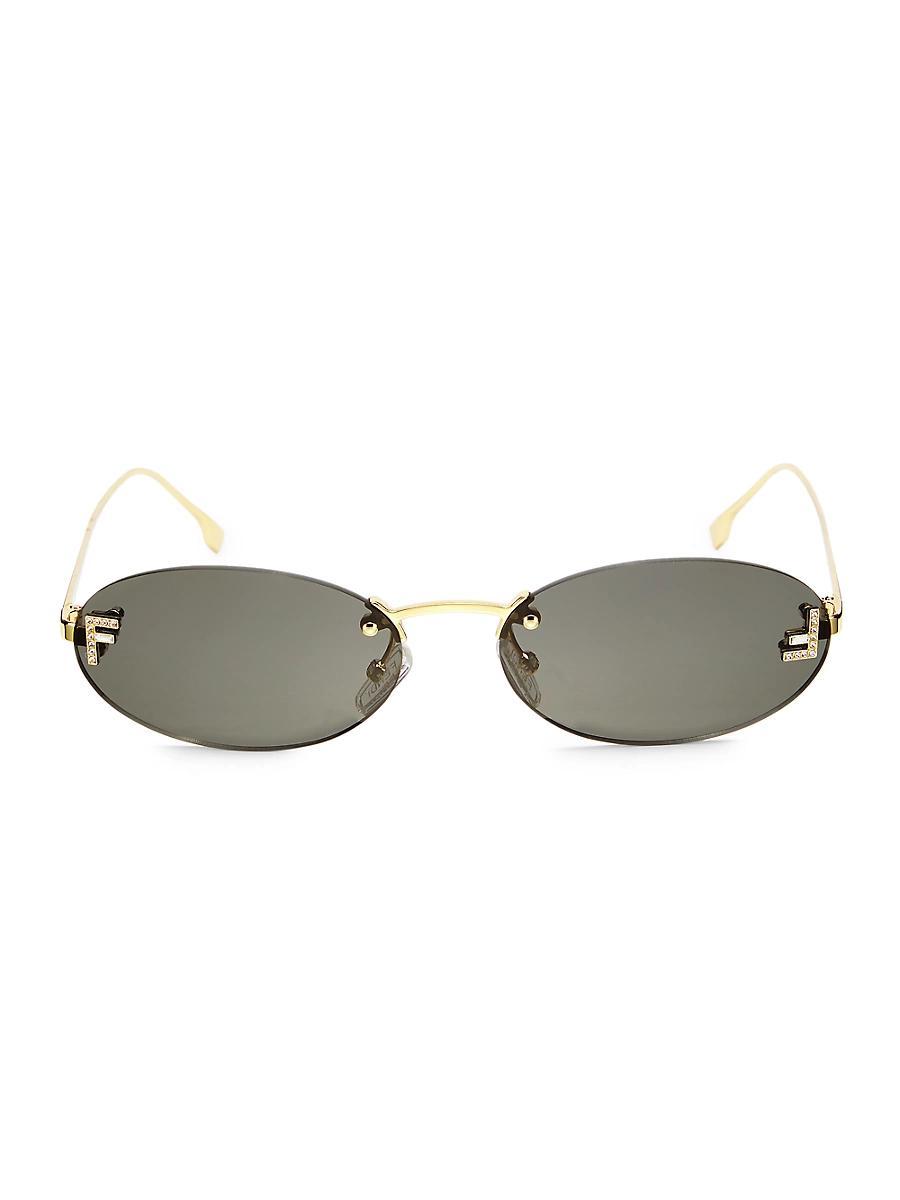 Womens Fendi First 54MM Oval Sunglasses Product Image