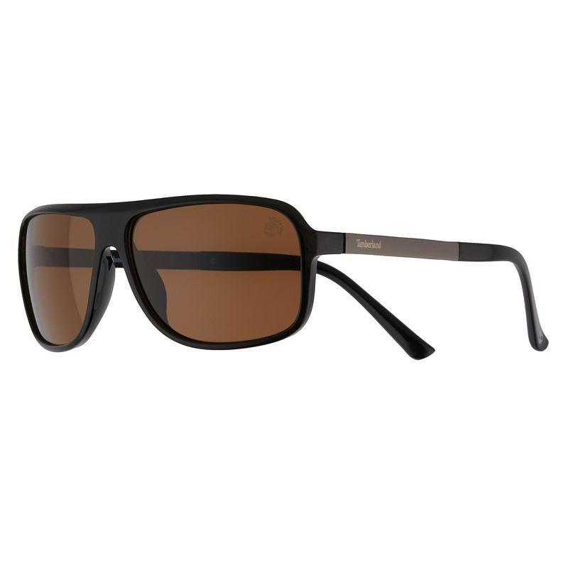 Mens Timberland 63mm Polarized Advanced Aviator Sunglasses Product Image