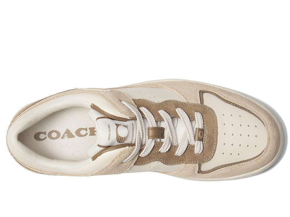 COACH C201 Suede (Chalk/Beechwood) Women's Shoes Product Image