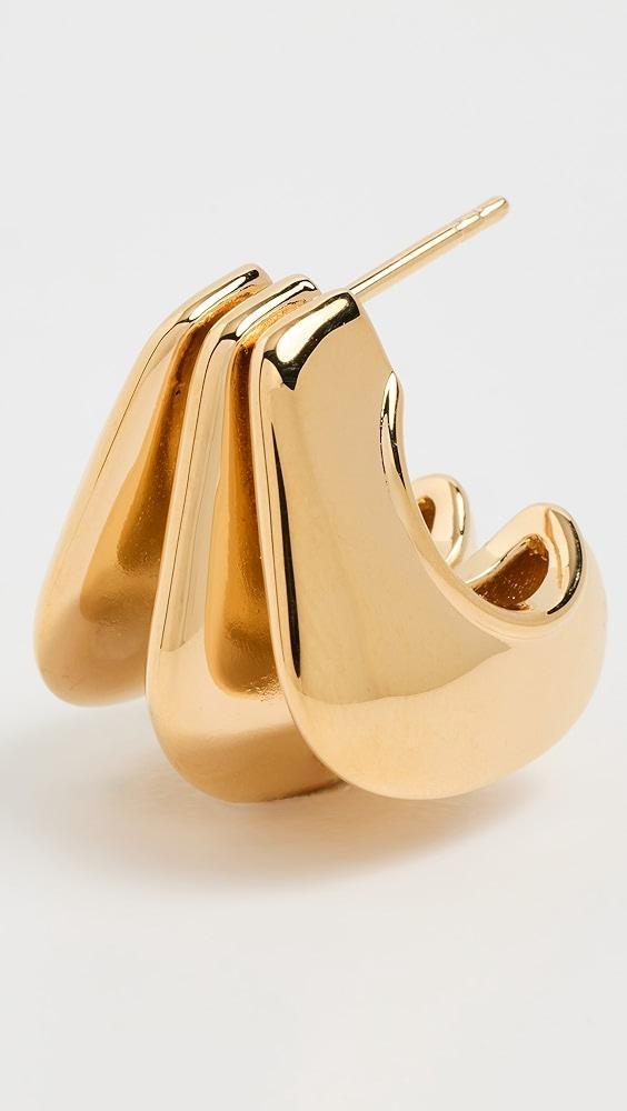 Missoma Triple Ridge Earrings | Shopbop Product Image