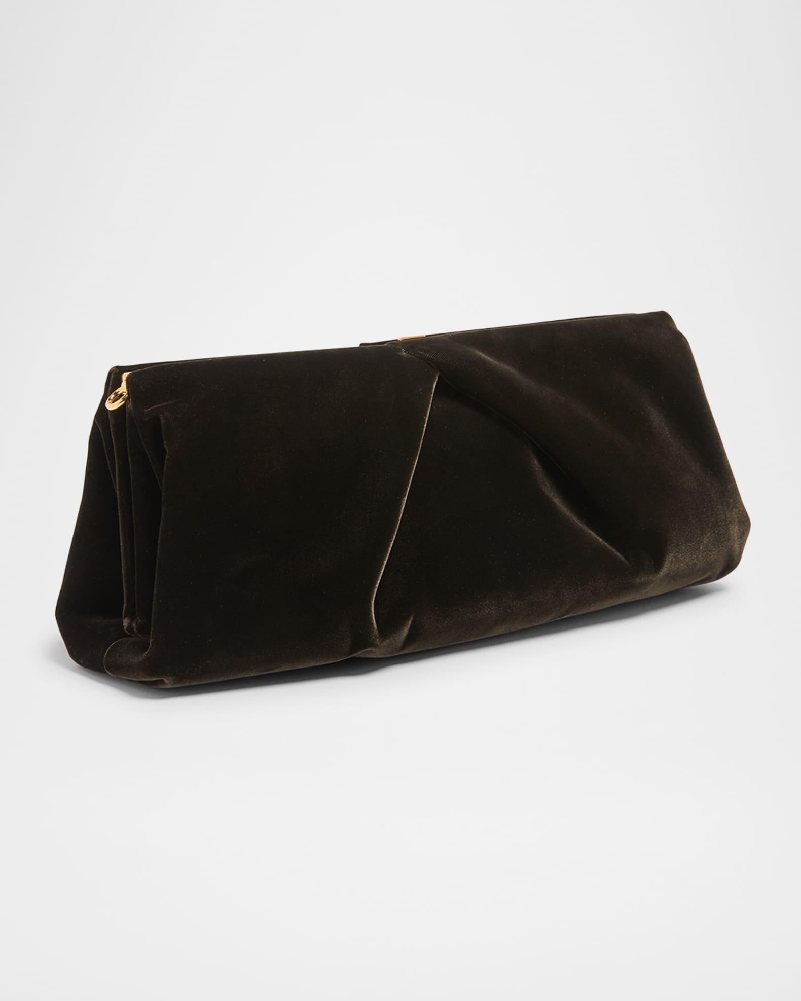 Velvety Viscose Clutch Bag Product Image