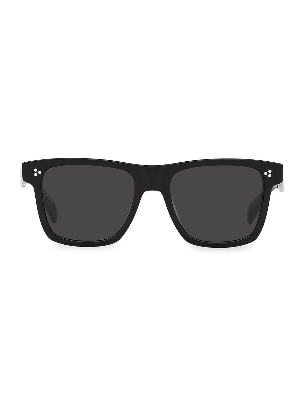 Mens Casian Acetate Rectangle Sunglasses Product Image