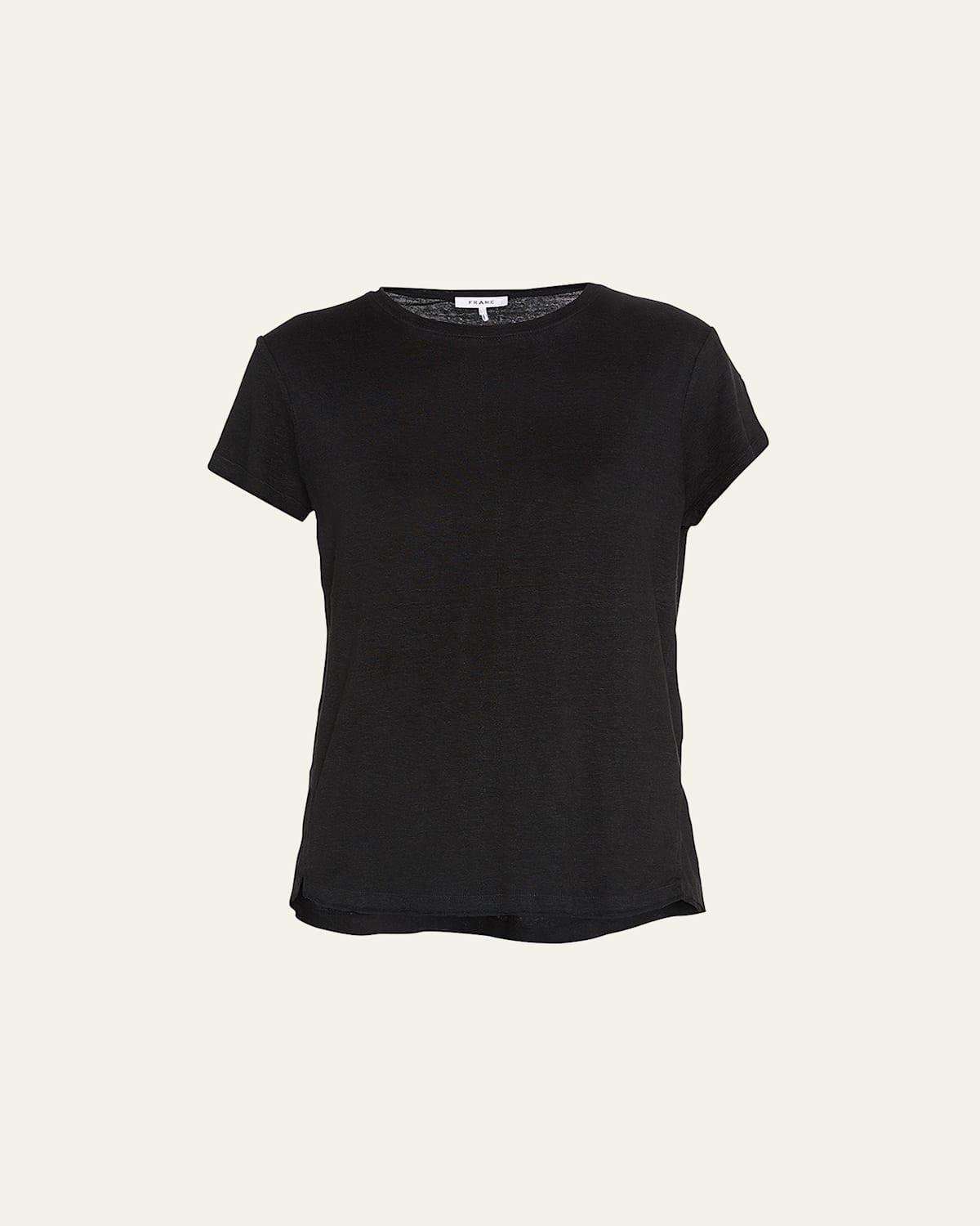 Womens Easy True Organic Linen T-Shirt Product Image