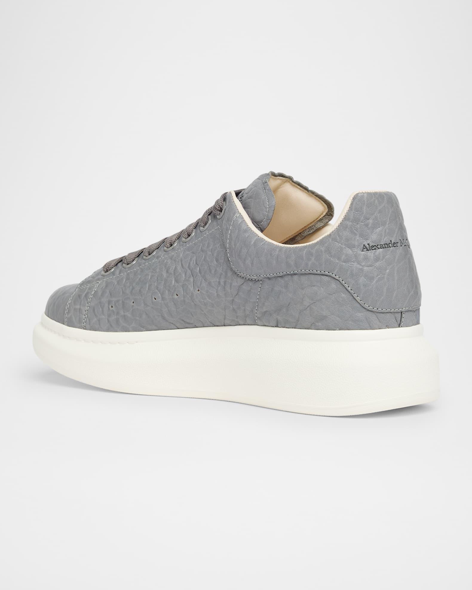 Men's Grainy Leather Oversized Sneakers Product Image