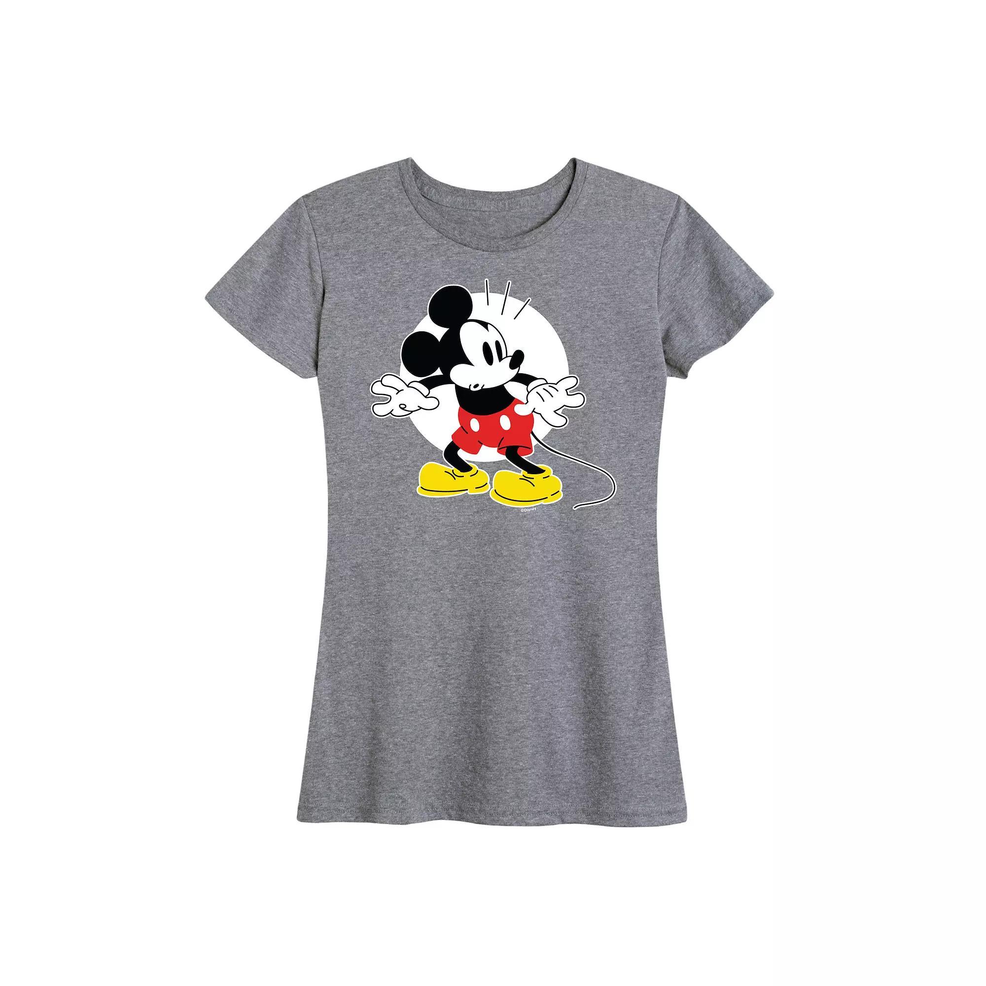 Disney's Mickey Mouse Women's Surprised Graphic Tee,  Product Image