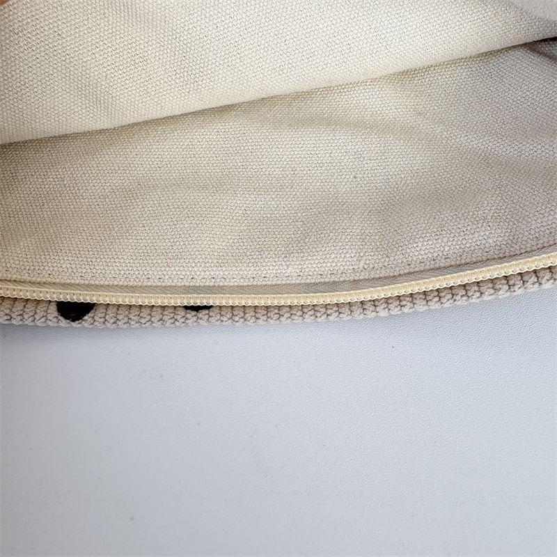 Dotted Corduroy Makeup Pouch Product Image