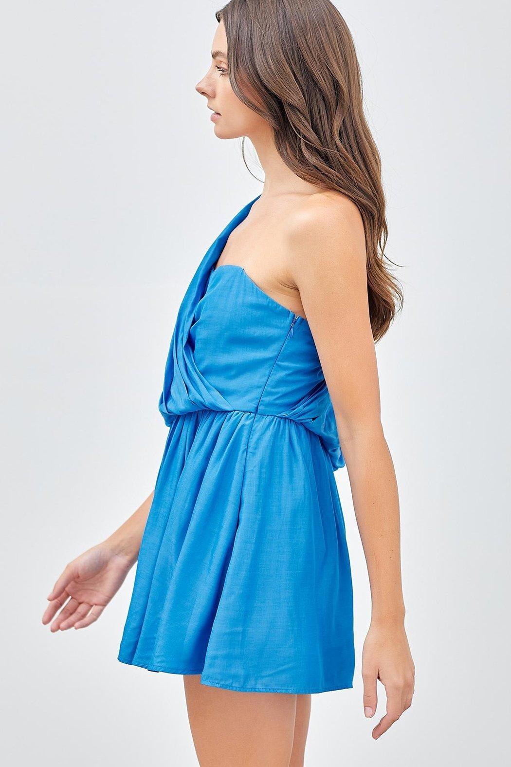One Shoulder Romper Product Image