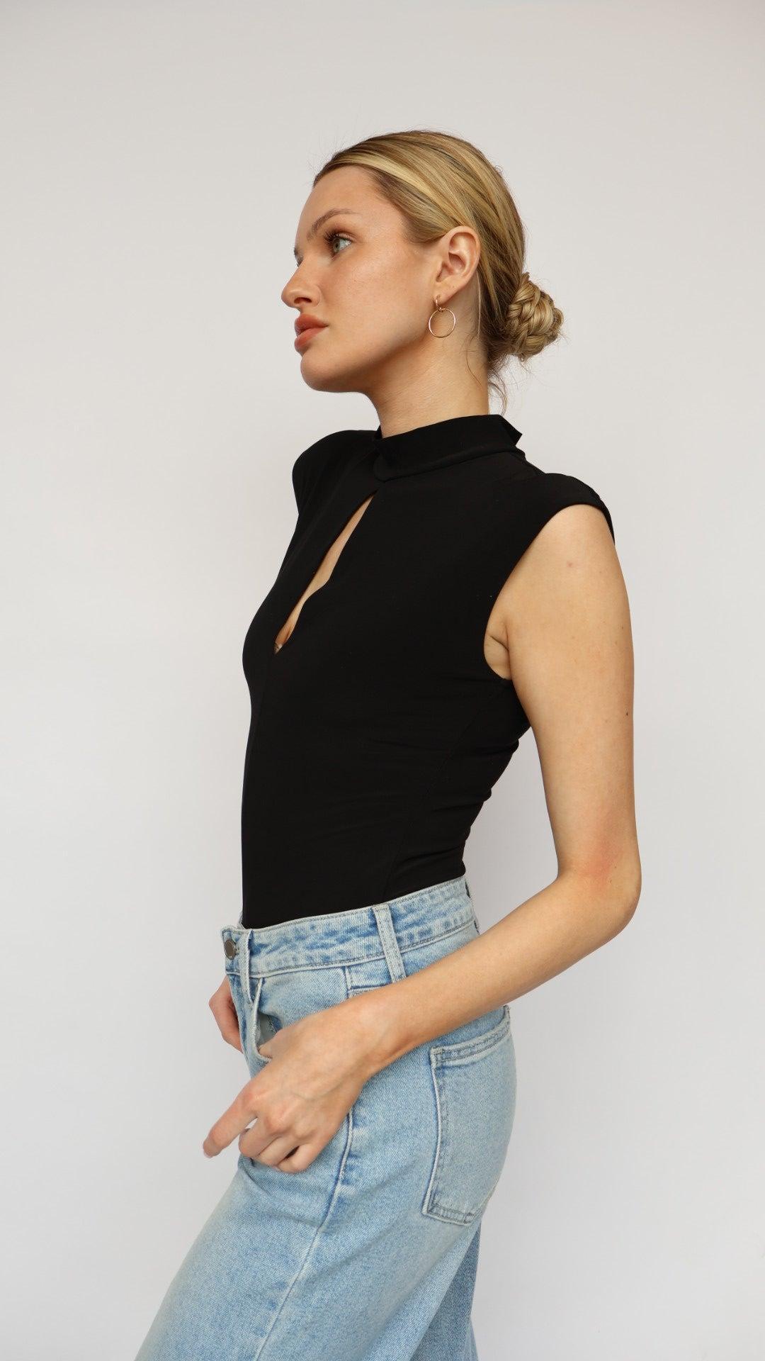Sleeveless Mock Neck Top Product Image