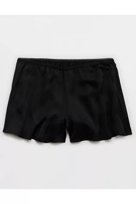 Aerie Off-Duty Satin Flirty Boxer Women's Product Image