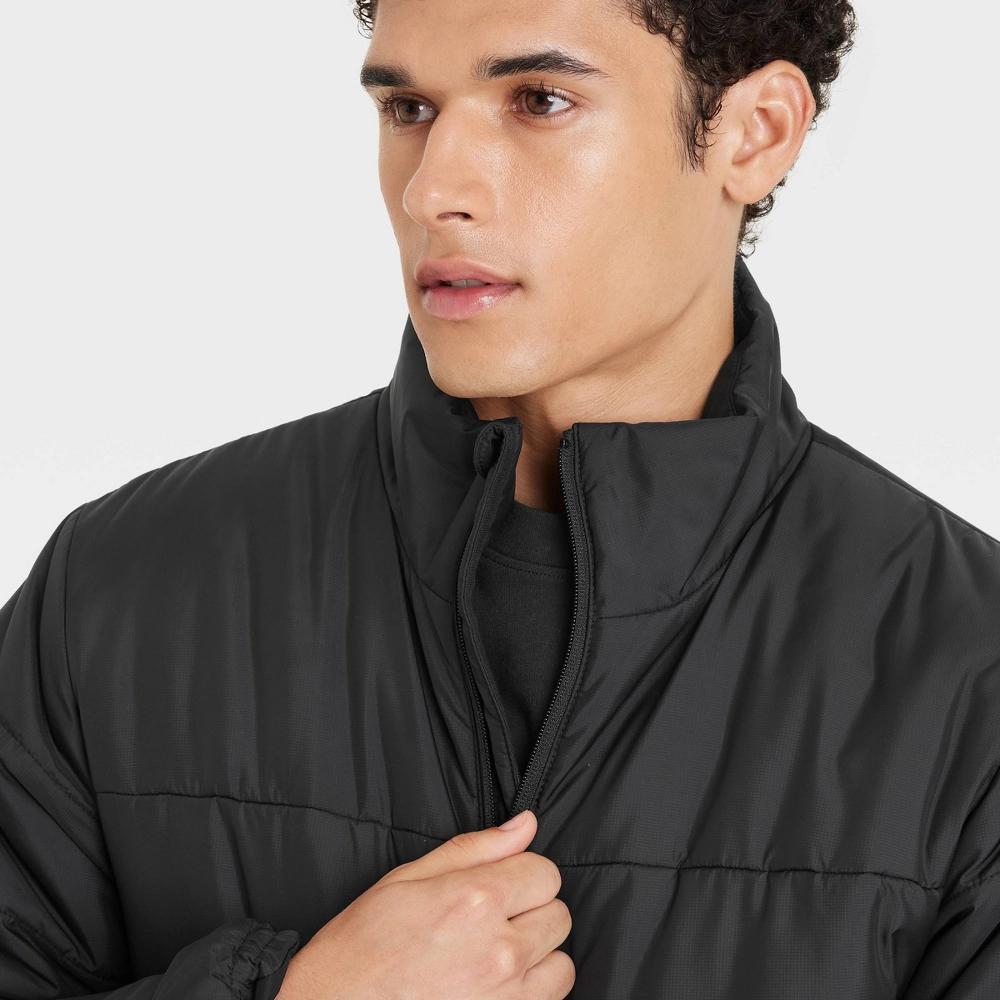 Mens Mid Weight Puffer Jacket with 3M Thinsulate - All In Motion Black XXL Product Image