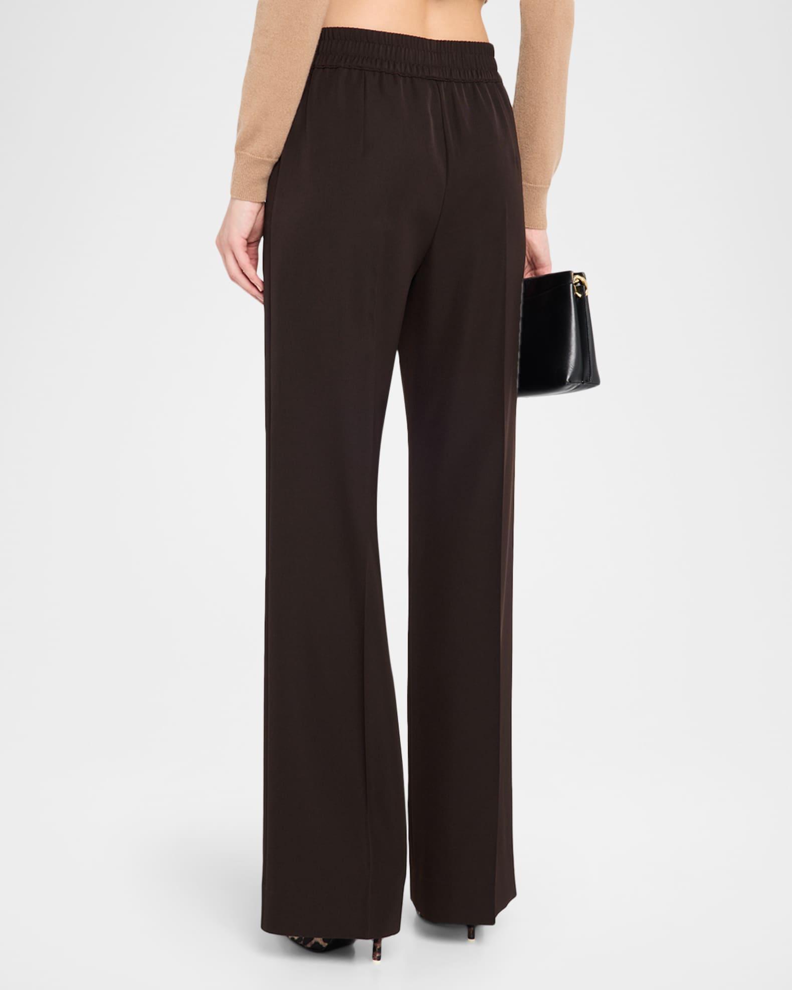 Straight-Leg Gabardine Pull-On Pants Product Image