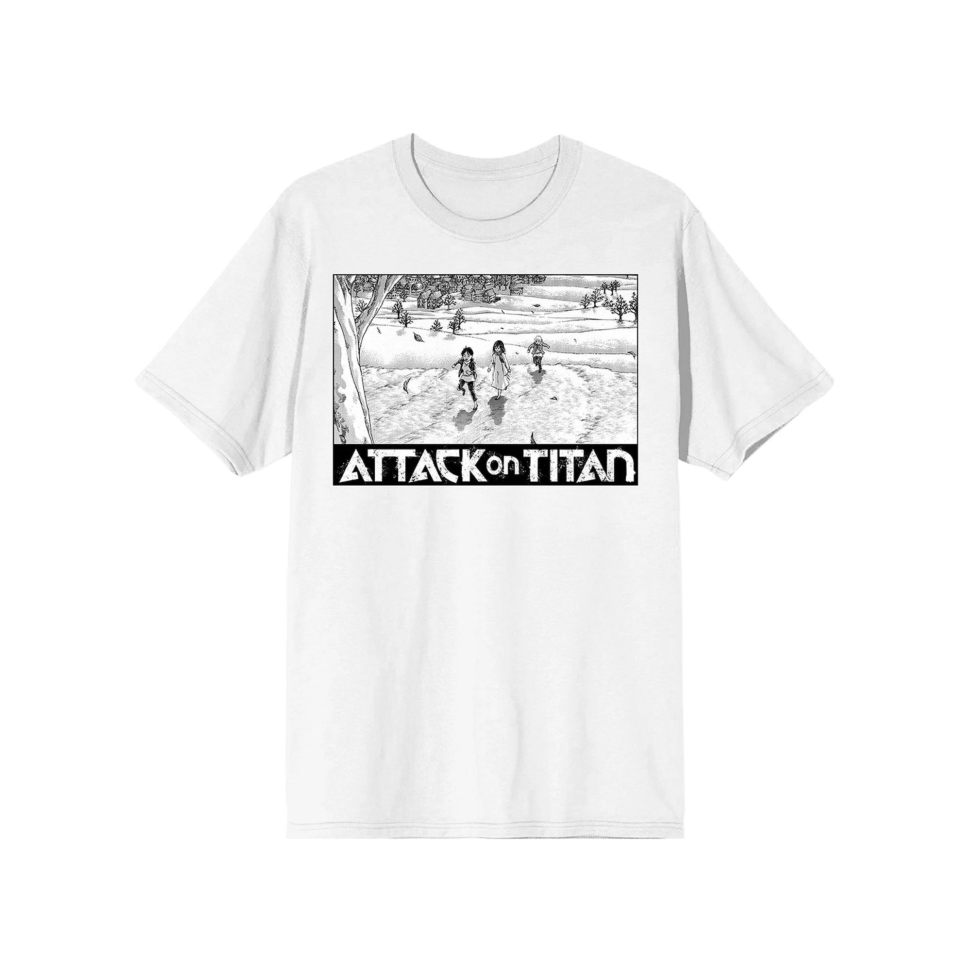 Men's Attack On Titan Characters Short Sleeve Graphic T-Shirt,  Product Image