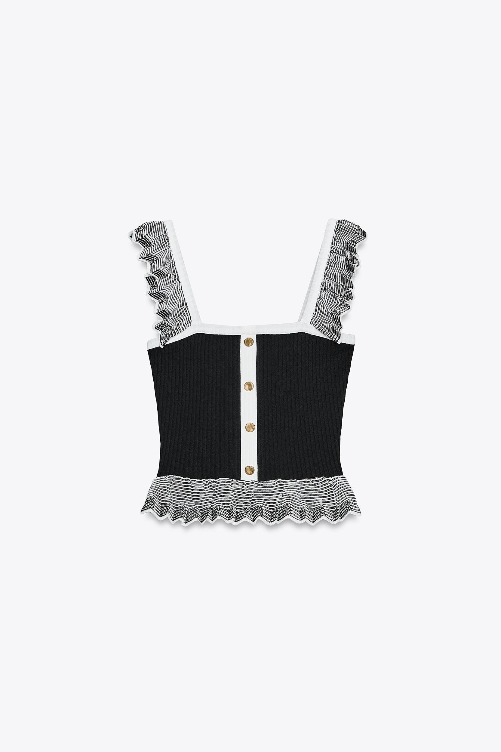 RIBBED KNIT TOP Product Image