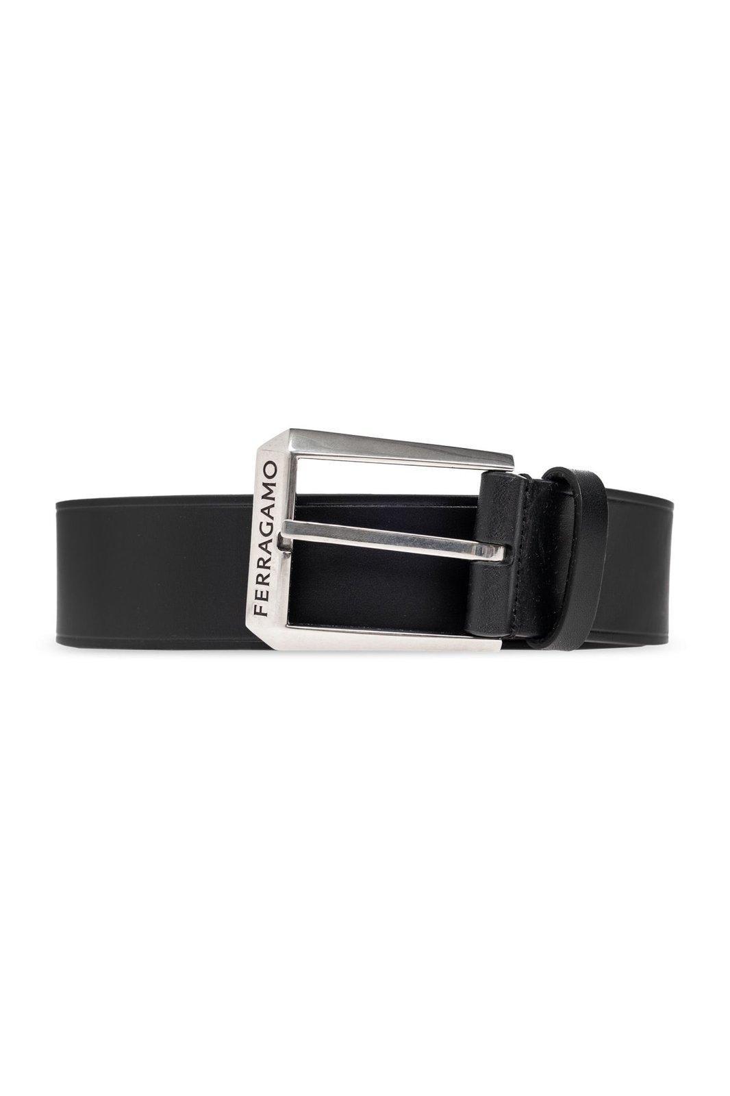 FERRAGAMO Fixed Belt In Black Product Image