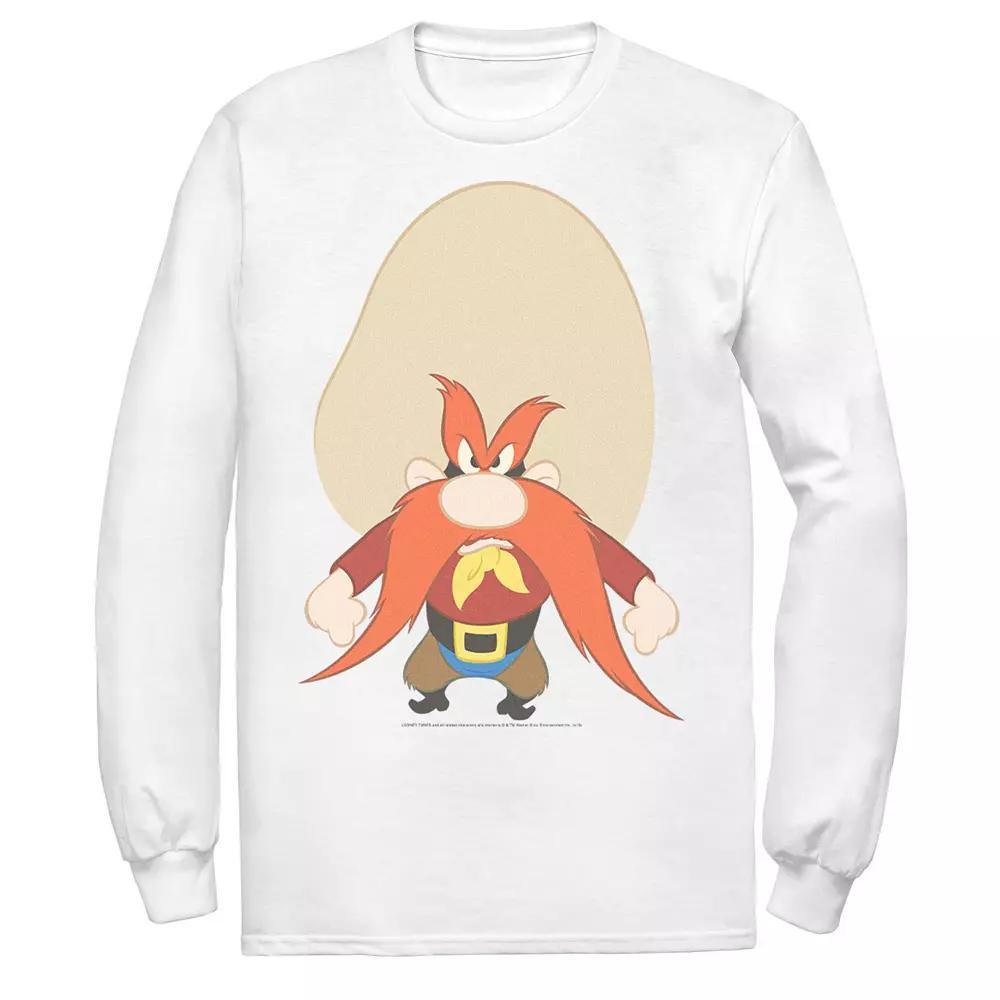 Men's Looney Tunes Yosemite Sam Angry Portrait Tee, Size: XL, White Product Image