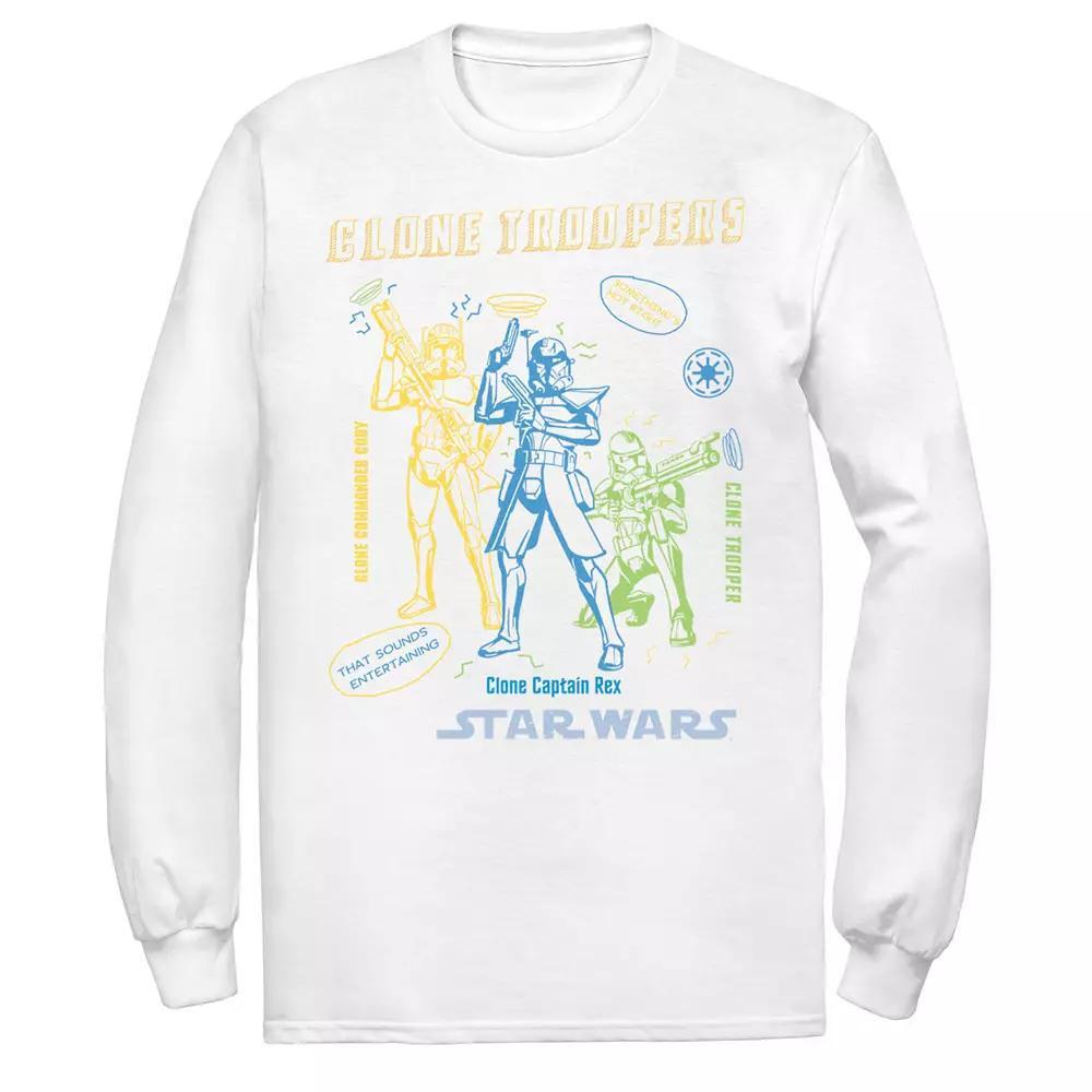 Men's Star Wars: Clone Wars Clone Troopers Doodles Tee,  Product Image