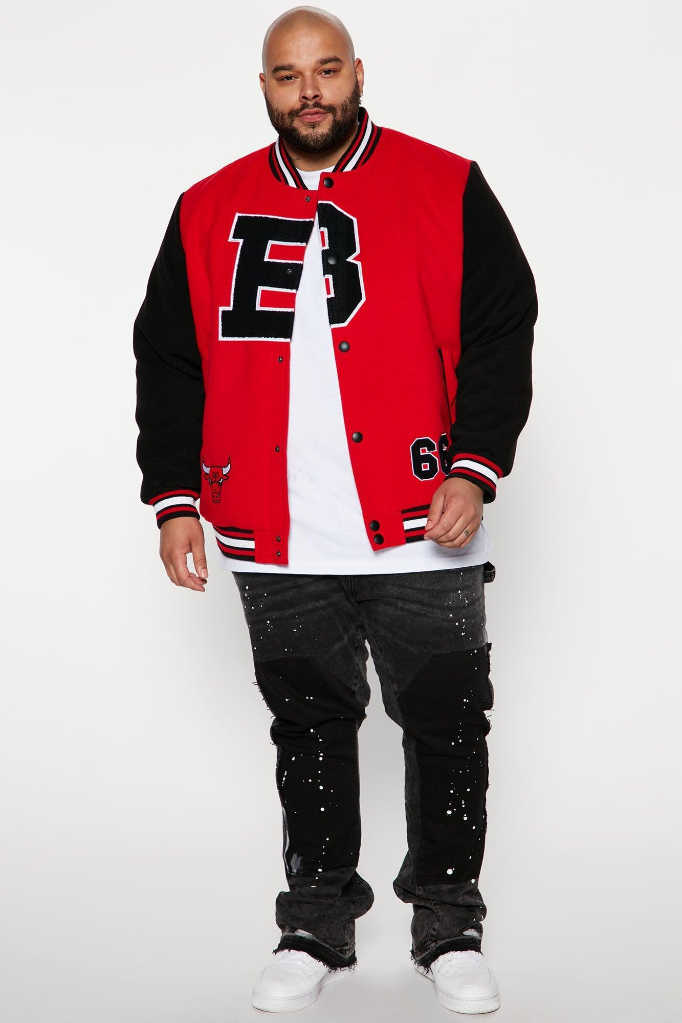 Chicago Bulls Loyalty Varsity Jacket - Red Product Image