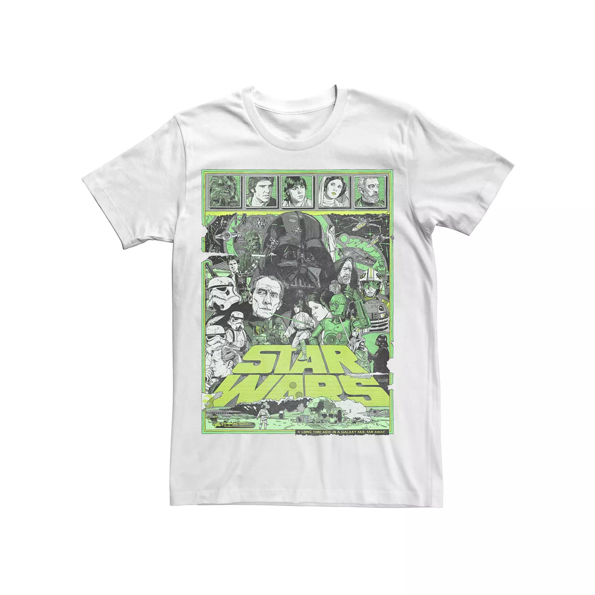 Men's Star Wars New Hope Neon Poster Tee,  Product Image
