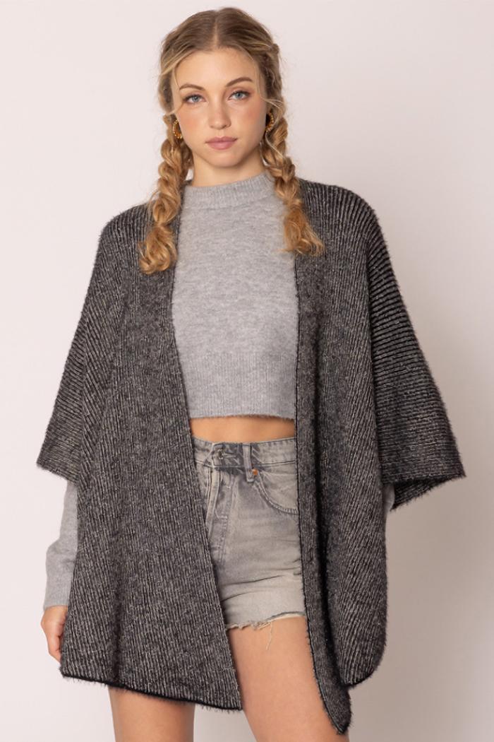 Lurex Kimono Poncho Product Image