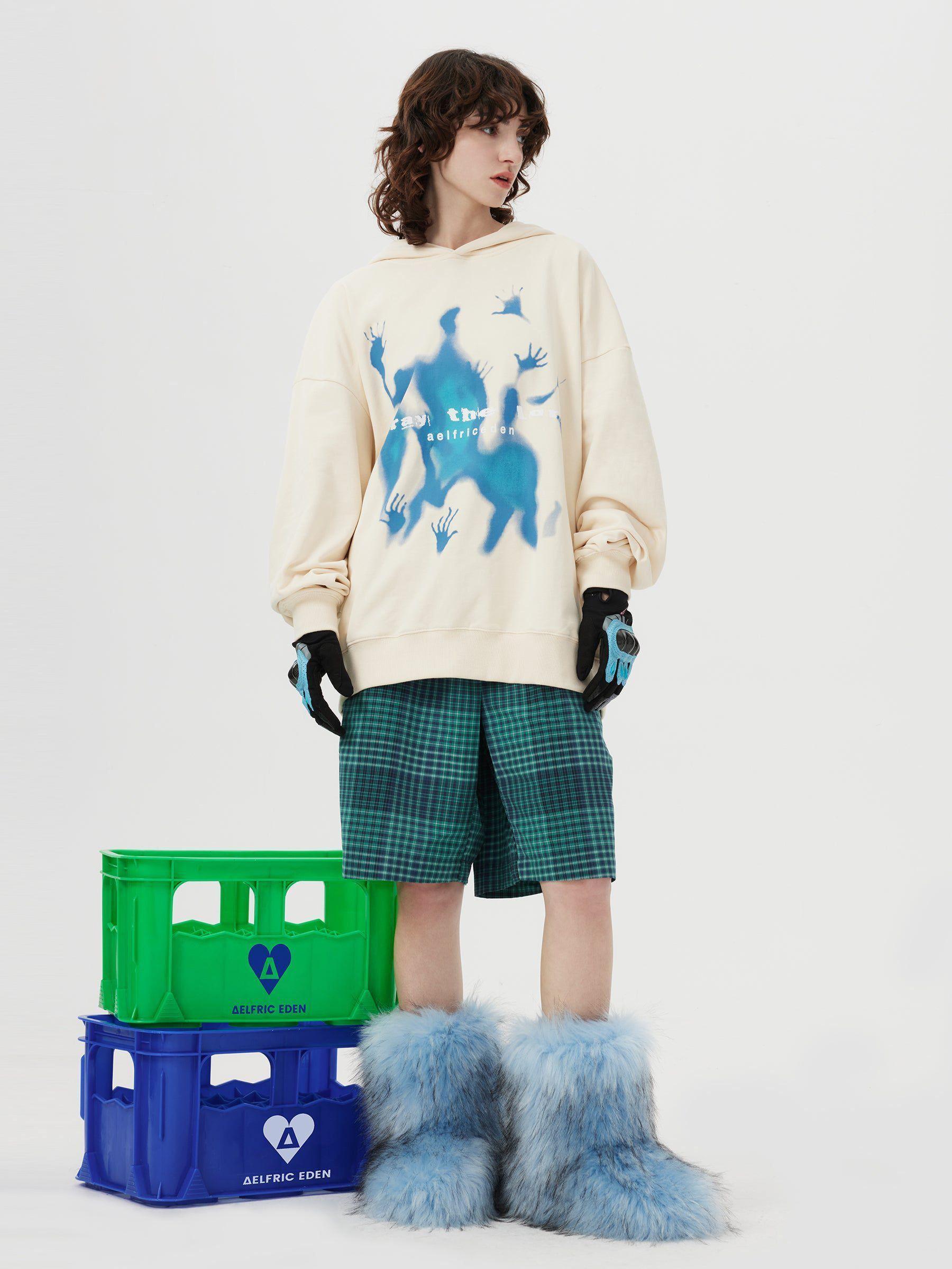 Aelfric Eden Abstraction Shadow Graphic Hoodie Product Image