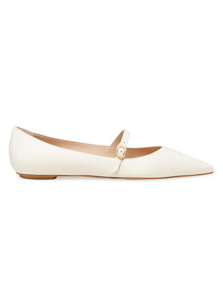 Emilia Leather Mary Jane Ballerina Flats Product Image