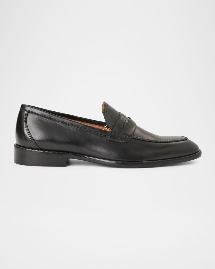 Men's Arden Leather Penny Loafers Product Image