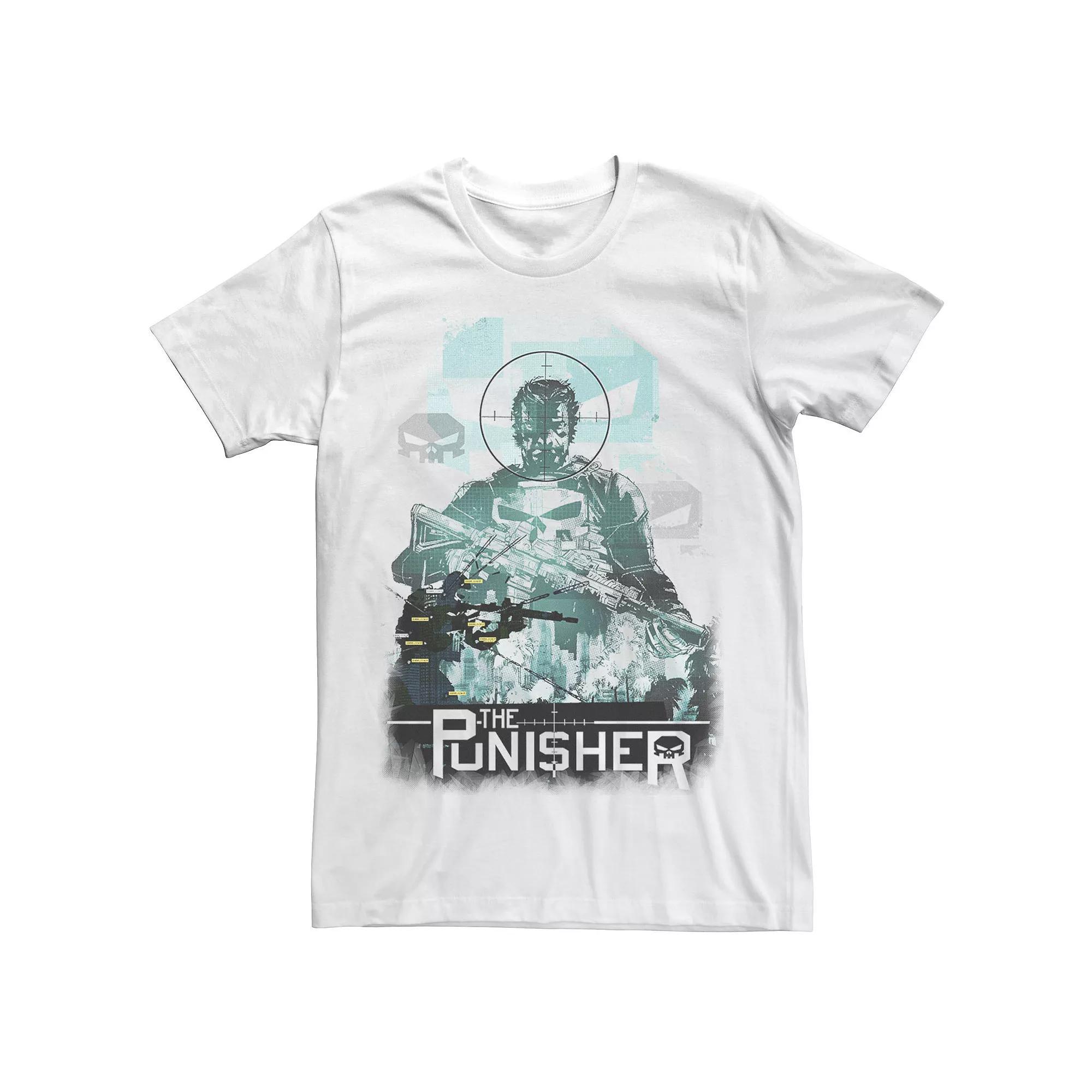 Men's Marvel The Punisher Crosshairs Portrait Graphic Tee,  Product Image