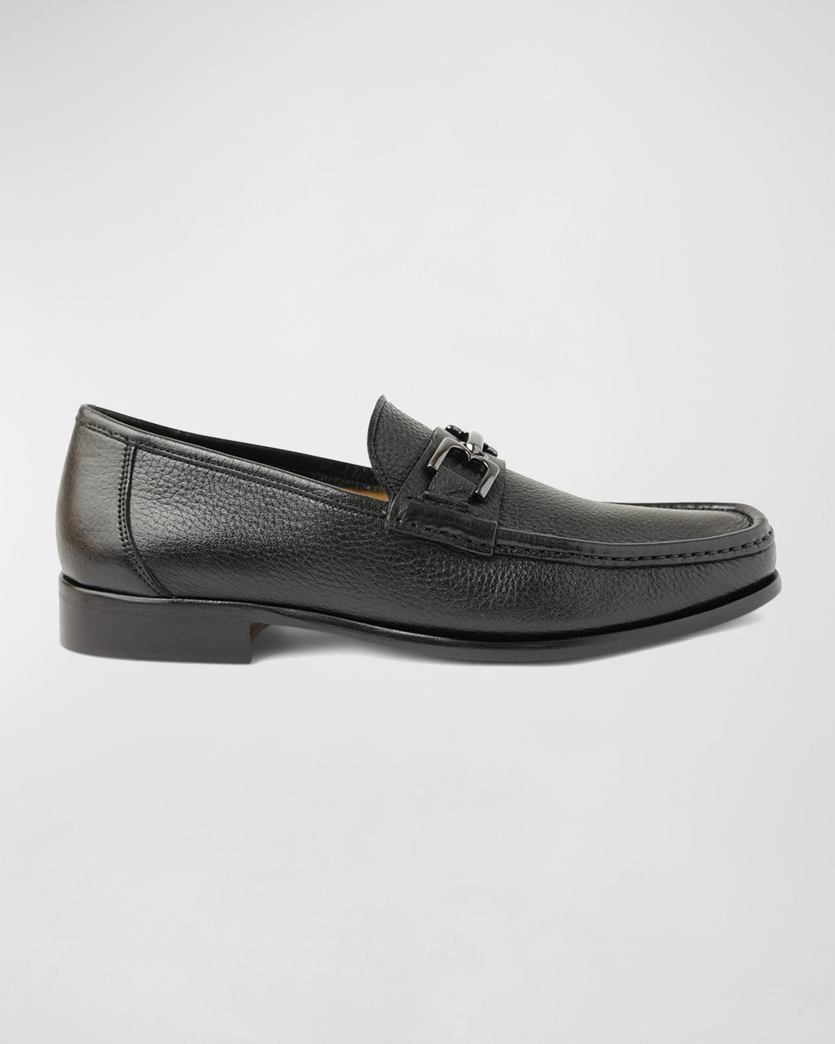 Bruno Magli Mens Trieste Bit Detail Leather Slip Product Image