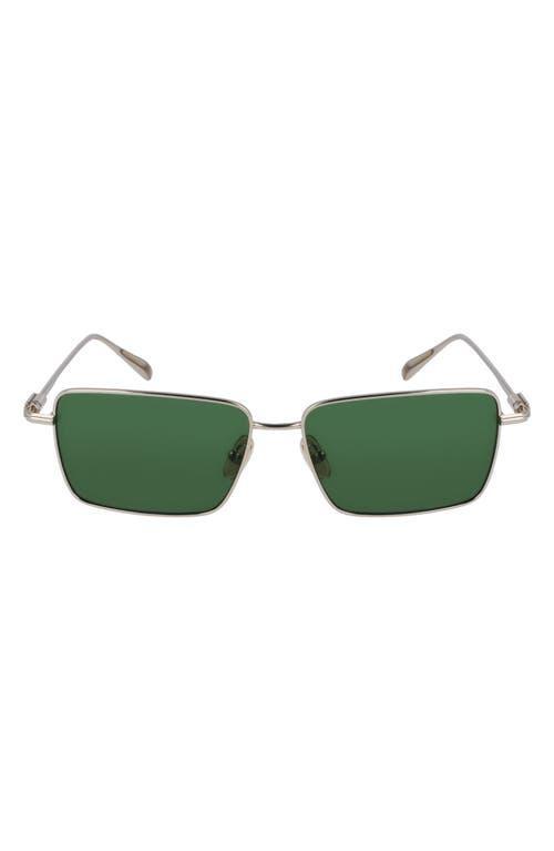 Men's Gancini Evolution Metal Rectangle Sunglasses Product Image