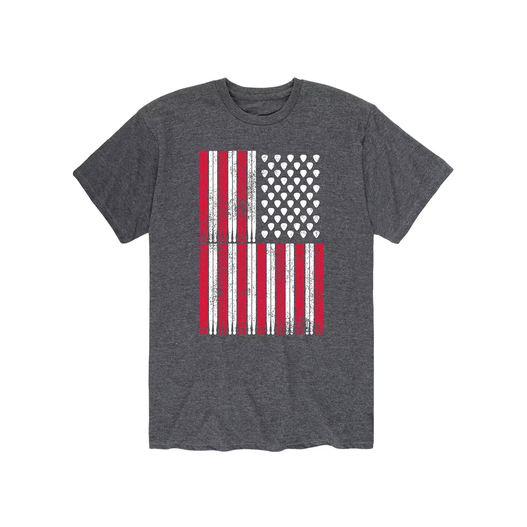 Men's Sticks and Picks Flag Tee,  Product Image