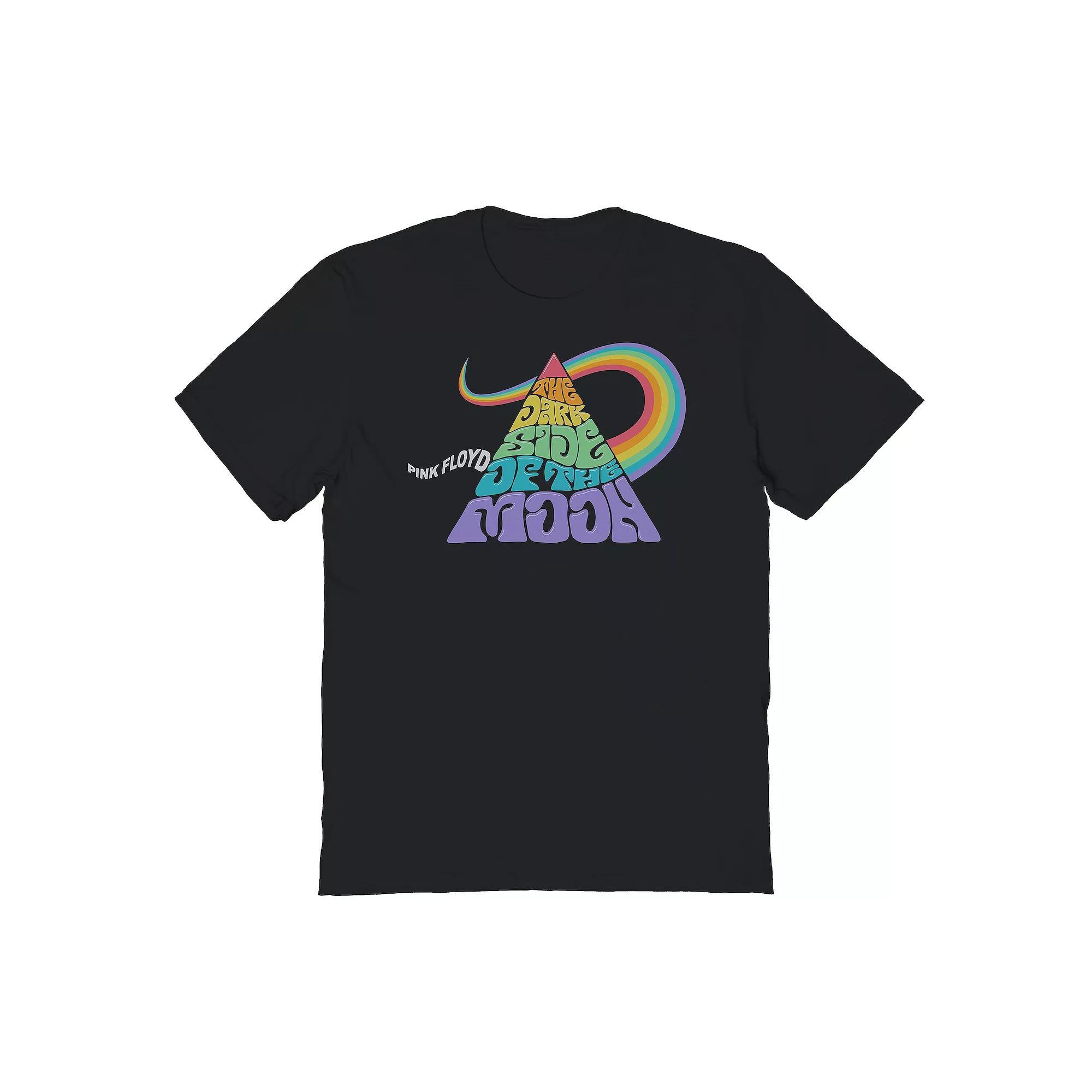 Men's Pink Floyd Dark Side of The Moon Graphic Tee, Size: Small, Black Product Image
