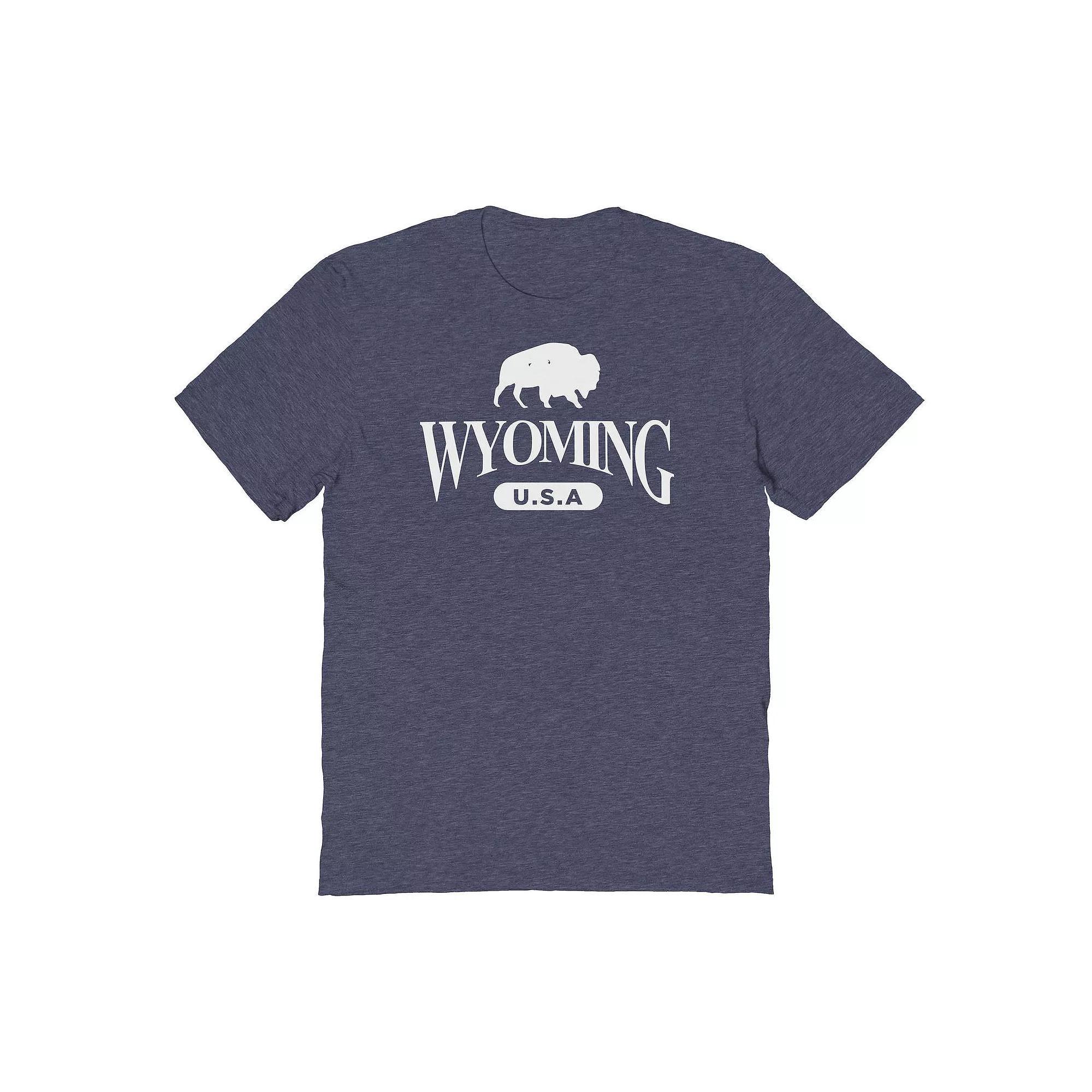 Men's COLAB89 Wyoming USA Father's Day Graphic Tee,  Product Image